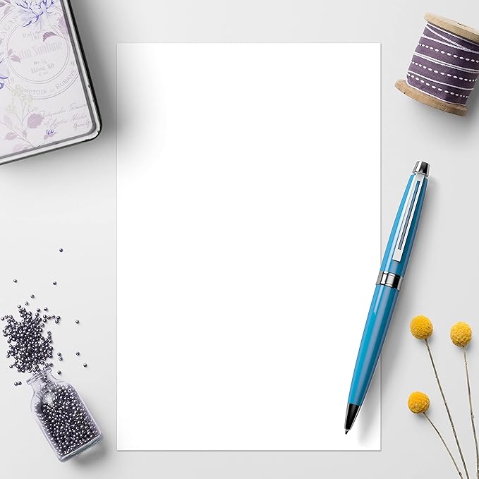 321Done 2-Part Blank Carbonless Notepad, 5.5x8.5 Portrait, Made in USA, Carbon Duplicate Copy Paper, for Art Drawing Sketchbook Teacher Notes to Parent (50 Sets) White/Yellow