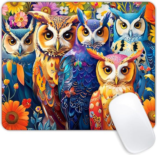 Owl Mouse pad Customized Mousepad Non-Slip Rubber Base Mouse Pads for Computers Laptop Office Desk Accessories Mouse pad