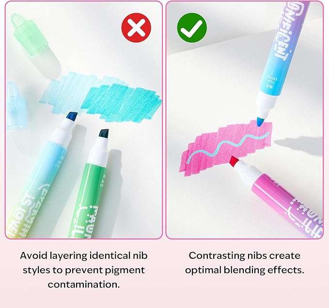 Dual Tip Pastel Highlighters, 8 Colors, 4-Pack, No Bleed Quick Dry Ink, Chisel and Bullet Tips (DOpamine+macarom).