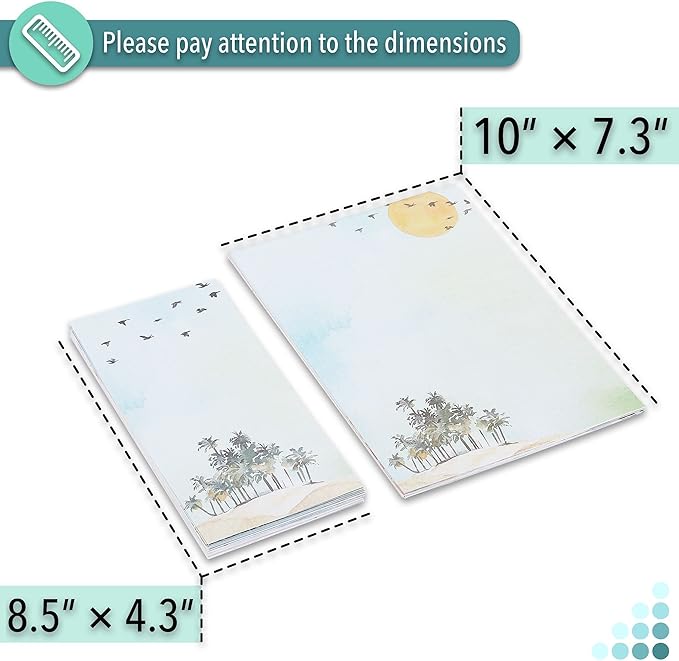 Mr. Pen Stationery Writing Paper with Envelopes for Writing Letter, 30 Letter Writing Paper+18, Cute Stationary Set