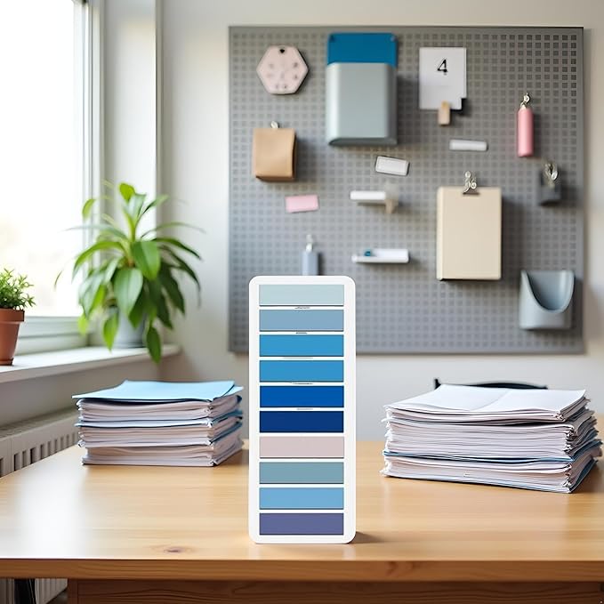 Page Markers Sticky Notes, 200 Pieces, Blue Index Tabs, Self-Stick Writable Book Flags, Tabs Writable and Repositionable Tabs Strip Self-Stick Note Pads Index Tabs for Page Marking Classify File