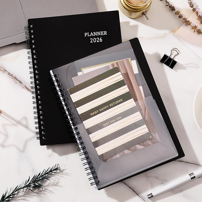 2026 Planner - Planner 2026, 2026 Planner Weekly and Monthly with Tabs, Jan 2026 - Dec 2026, 6.25" × 8.3", Strong Twin-Wire Binding