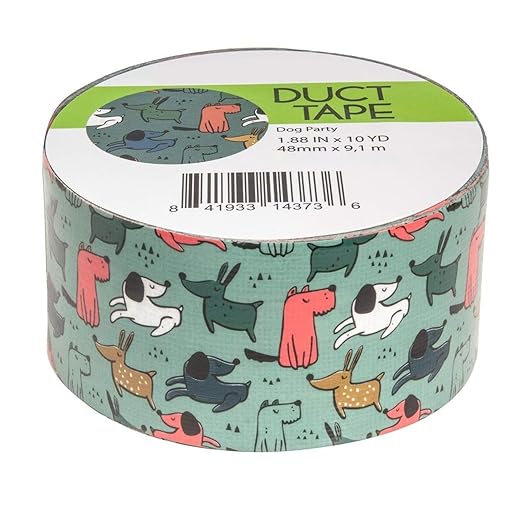 Simply Genius 12-Pack Decorative Duct Tape Rolls - 1.88 in x 10 yd - Assorted Colors & Patterns Checkered & Animal Prints - Heavy Duty Waterproof Duct Tape Strong Adhesive for Repair & Crafts
