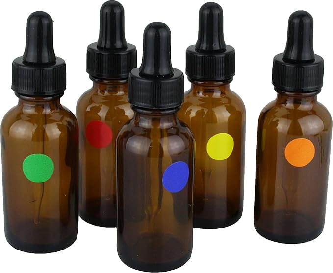 ChromaLabel 1/4 Inch Round Colored Stickers, Sticky Dots for Color Coding, Small Dark Blue Dot Stickers - 1000 Sticker Labels per Dispenser Box, Dark Blue - Case of 5