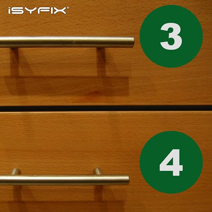 iSYFIX Green Consecutive Number Stickers – 1 to 100, 4-inch, 1 Set – Vinyl Self Adhesive Premium Decal, Ideal for Inventory, Storage, Organizing, Boxes, Bins, Toolbox, Lockers & More, Indoor/Outdoor