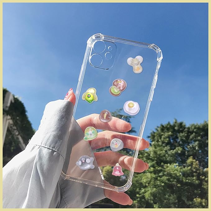 3D Cute Cartoon Chicken Puff Stickers - Kawaii Mini Puffy Stickers for Scrapbooks, Planners, Journals, Laptops & Phone Cases