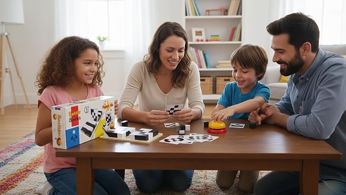 Battle Blocks Puzzle | 270 STEM & Critical 2-Player Game | Educational-yet-Fun Quick Thinking Puzzle | Learn-From-Doing: Spatial Reasoning | 3D Small Logic Brain Teasers | Indoor Game Gift