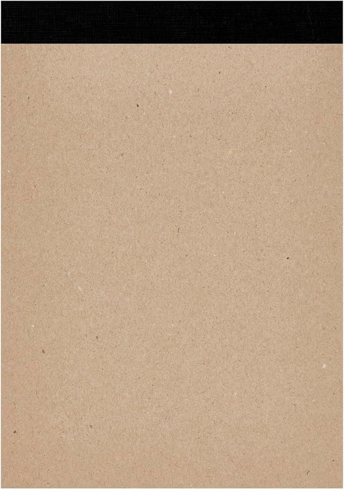 Maruman Mnemosyne Legal Pad- A5, 8.27" x 5.83", 50 Sheets / 100 Pages, 8mm Wide Ruled Refill Notepad, Perforated Pages, Vertical Binding, With Paper Made in Japan
