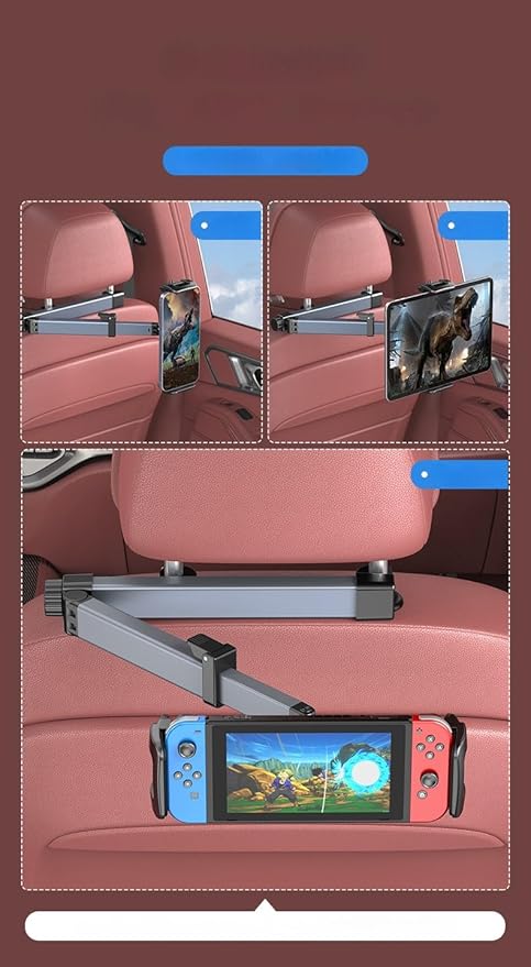 Tablet Computer Headrest Mount for Vehicles