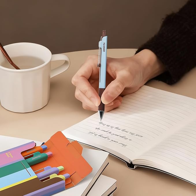 Ddaowanx Gel Pens,5Pcs Fine Point Smooth Writing Pens,0.5mm Black Ink for Journaling,Writing,Note Taking,Office School Supplies,Aesthetic Desk Accessories for Women