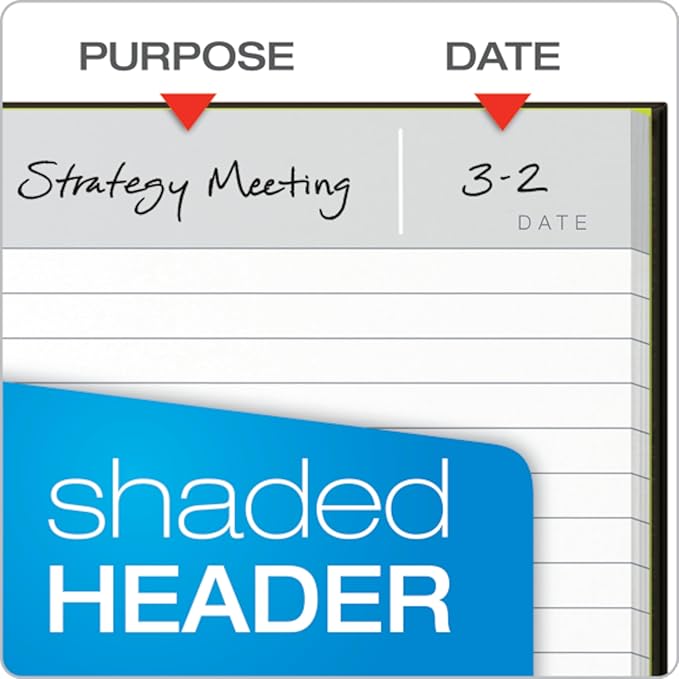Oxford Idea Collective Business Notebook, 11 x 8.5, Double Wire, Case Bound, Black, 80 sheets (56895)