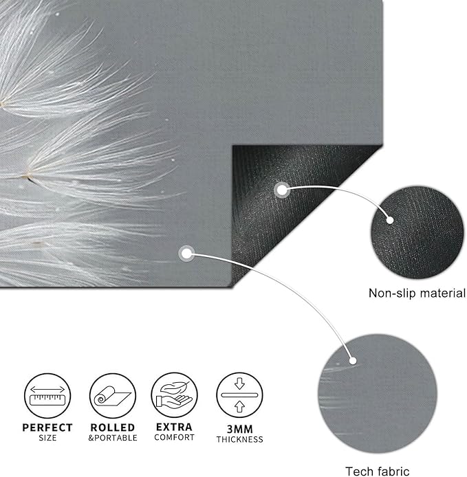 Large Mouse Pad Gaming Mousepad 31.5 x 11.8 Inch Keyboard Desktop Mat Diatomite XL Mouse Pad for Home and Office Desk Accessories with Minimal Dandelion Seed Close-Up Artwork Diatomite