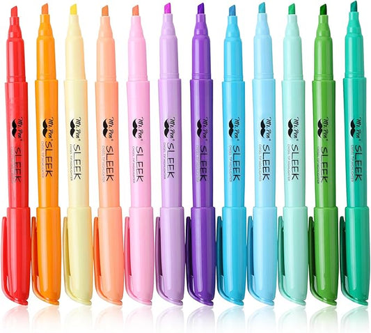 Mr. Pen- Pastel Highlighters, 12 Pack, Assorted Colors, Fast Dry, Highlighter, Set, Bible Journaling Highlighter, Marker