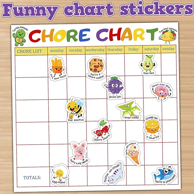 BoAn 960PCS Punny Teacher Stickers for Students, Inspirational Positive Accents Words & Cute Animal Motivational Reward Stickers for Kids Classroom & Home School Supplies