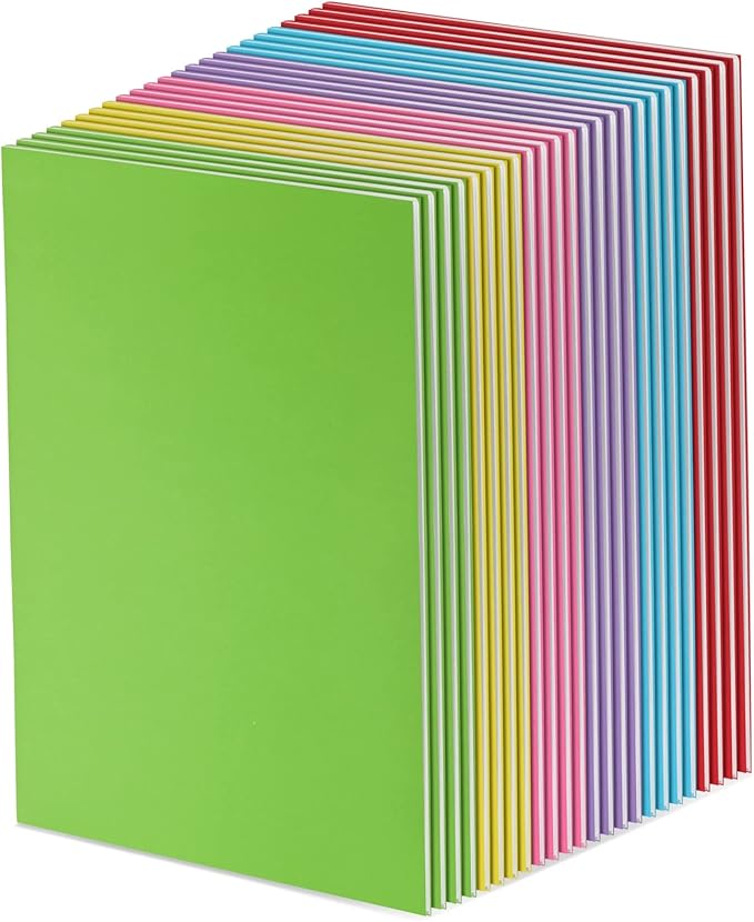 Paper Junkie 24 Pack Unlined Notebooks for Students - Blank Books for Kids to Write Stories and Draw - A5 Sketchbooks (5.5 x 8.5 In Blank Story Book For Kids)