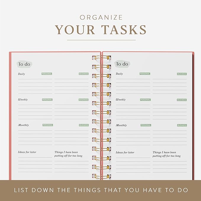 The ADHD Planner - Undated Daily Weekly Schedule Organizer Journal for Disorganized People - Habit Tracker Record Emotions & Mood - Academic Goals - Structure & Focus for Adults Brains (Spiral)