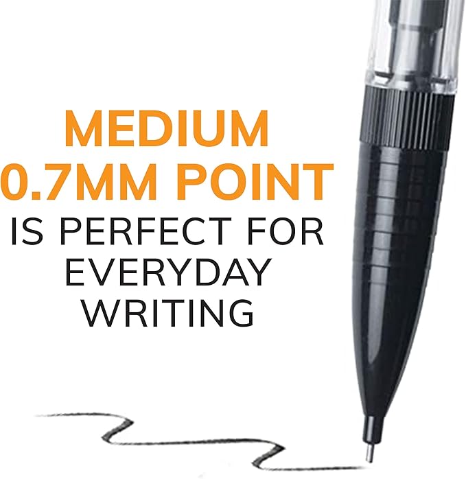 BIC Xtra-Smooth Mechanical Pencils with Erasers, Medium Point (0.7mm), 5-Count Pack, Bulk Mechanical Pencils for School or Office Supplies