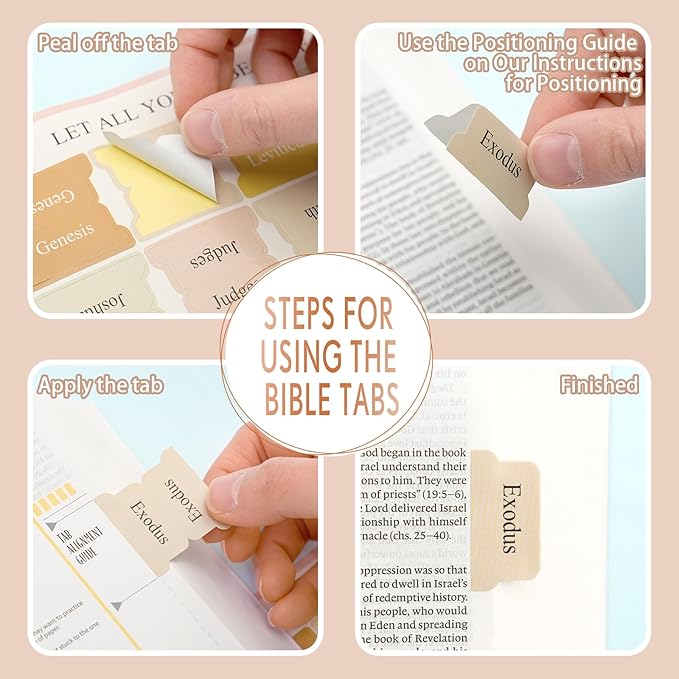 Bible Study Supplies Journaling Kit for Women, Bible Study Kit with 14 No Bleed Highlighters and Pens, 2 Transparent Sticky Notes, 2 Index Stickers, 75 Tabs for Christian Gifts