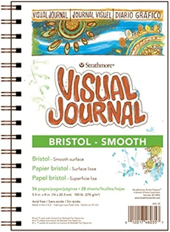 Strathmore Visual Journal Bristol Smooth 5.5"X8"-28 Sheets -460350