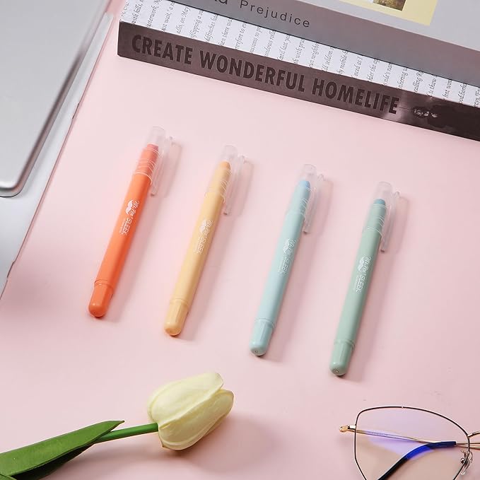 Mr. Pen Aesthetic Highlighters, 8 Pack, Pastel Color Bible Highlighter No Bleed