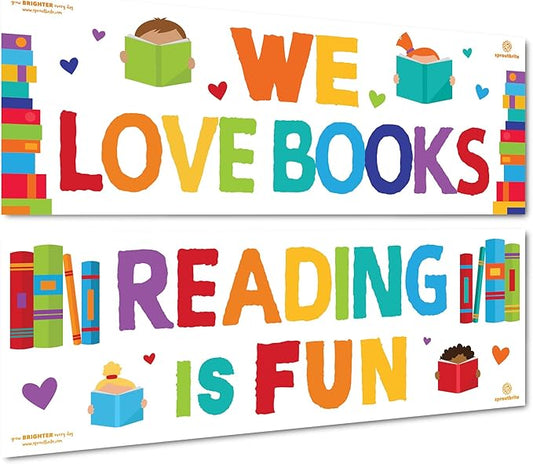 Sproutbrite Classroom Decorations - Banner and Poster for Teachers - Bulletin Board and Wall Decor for Pre School, Elementary and Middle School (Multicolor3)