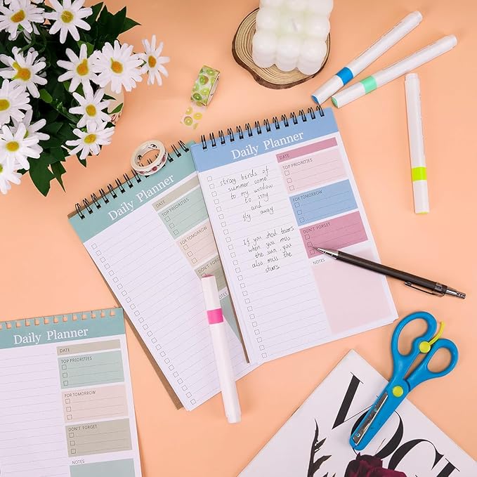 To Do List Pad - To Do List Notebook for Work with 70 Sheets, Undated Daily Planner Perfect for Daily Tasks and Goal Setting, To Do List Notepad Suitable for Office, Home and School-Nature