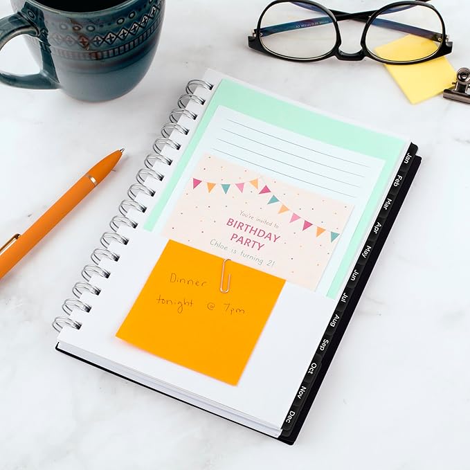 Mead 2026 Planner, Weekly & Monthly, 15-Month, 5-1/2" x 8-1/2", Small, Basic, Black (CRW4200526)