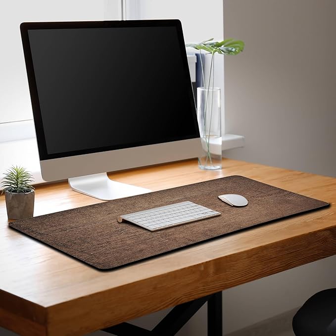 Gaming Mat 3XL Mouse Pad, Keyboard Mouse Pad Large Office Mousepads, Renmture Desk Pad Non-Slip Rubber Base Waterproof with Stitched Edges, 35.4 X 15.7 inch for Work/Game/Office/Home Board