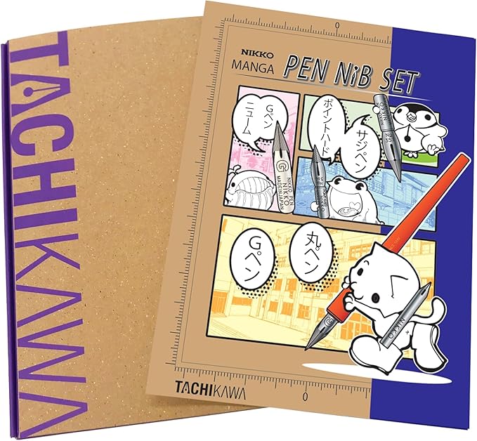 Tachikawa Pin Mfg. Tachikawa Nikko Manga Nib Set N-CPS