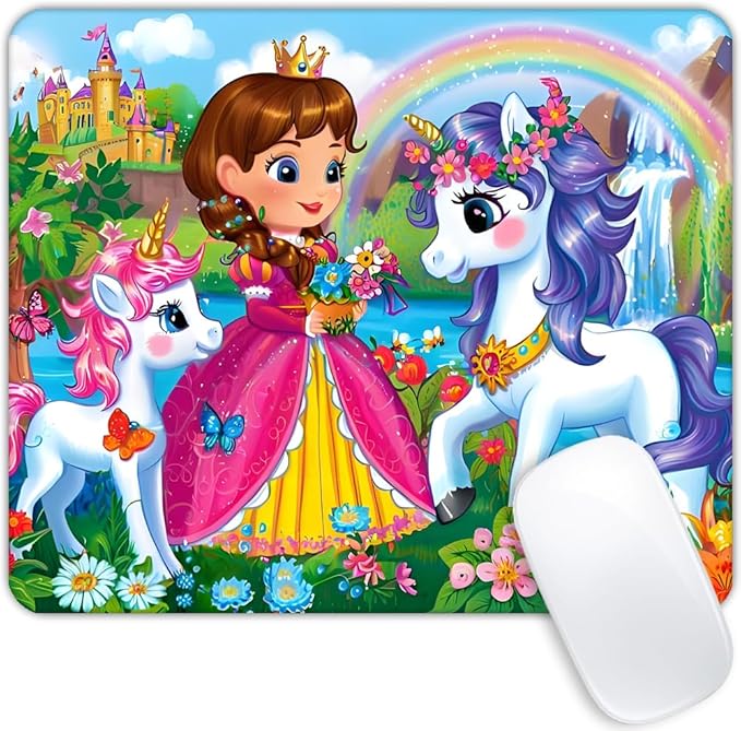The Queen and The Unicorn Mouse pad Customized Mousepad Non-Slip Rubber Base Mouse Pads for Computers Laptop Office Desk Accessories Mouse pad