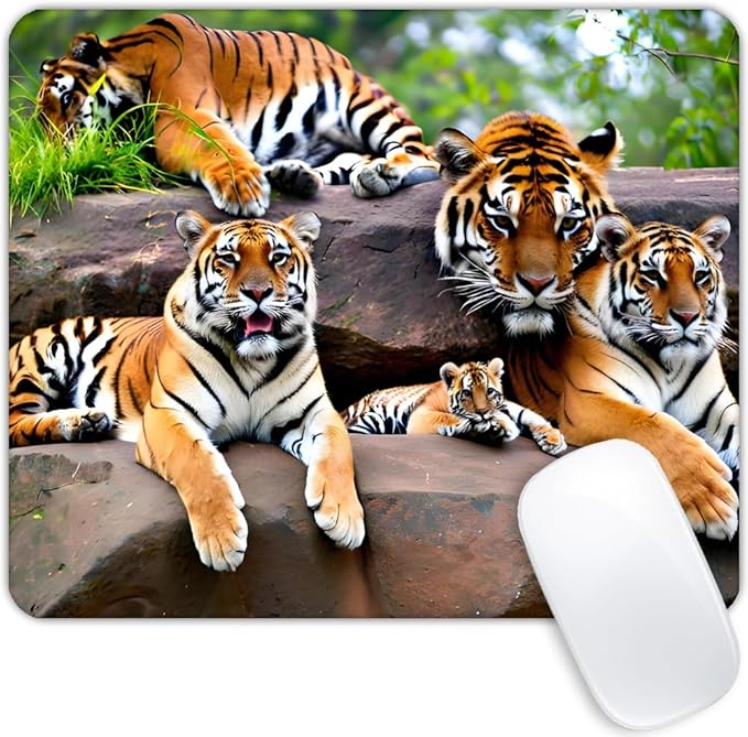 Tiger Mouse pad Customized Mousepad Non-Slip Rubber Base Mouse Pads for Computers Laptop Office Desk Accessories Mouse pad