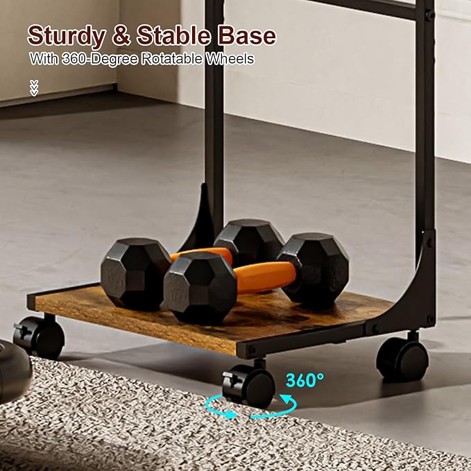 Floor Kindle Tablet iPad Stand with 2-Tier Storage Shelves,Angle Height Adjustable iPad Tablet Kindle Holder for Bed with 360-Degree Rotating Wheels, Compatible with 4.7"-13" Kindle Cell Phone iPhone