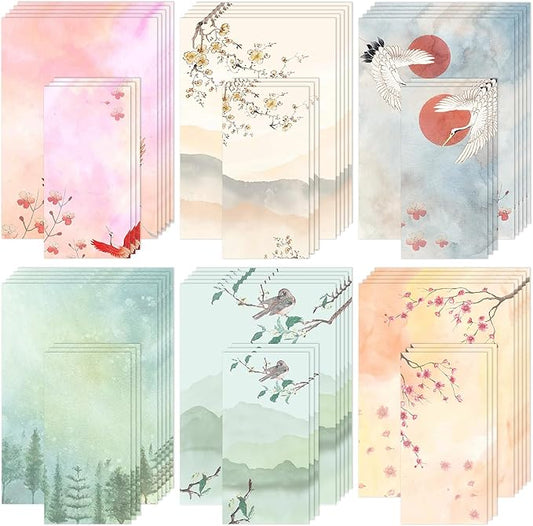 Mr. Pen Stationery Letter Set with Envelopes - 30 Writing Papers + 18 Envelopes, Cute Stationary Set for Writing Letters