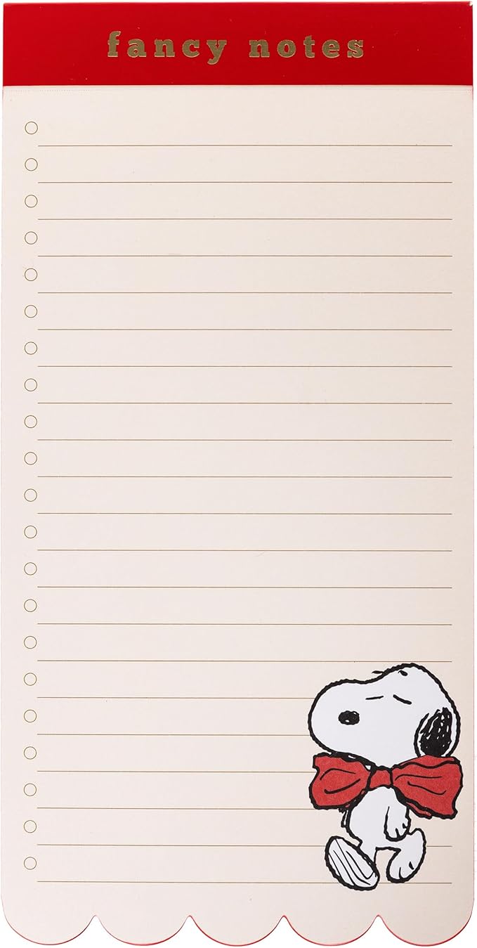 Graphique Peanuts® Scallop List Pad