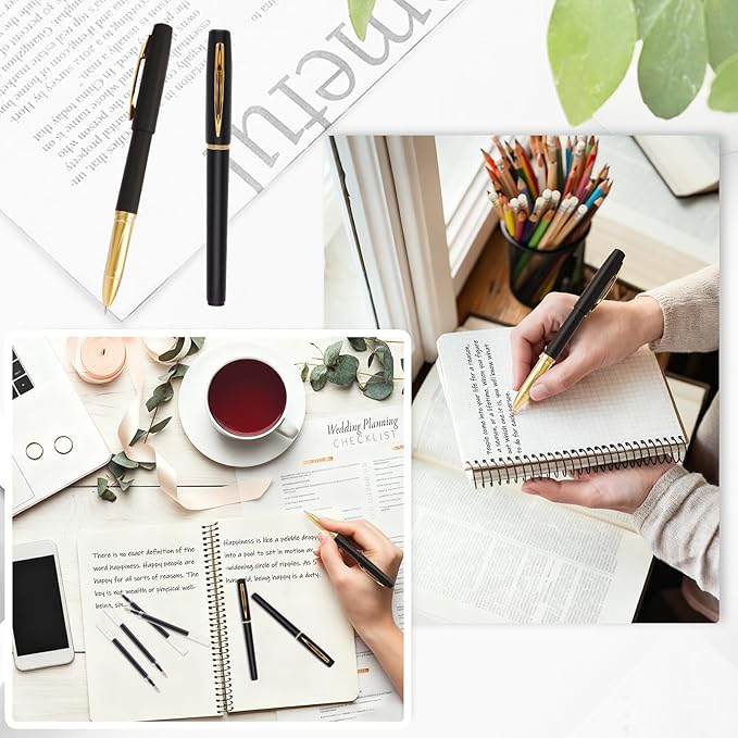 30 Pcs Gel Pens Black Fine Point Smooth Writing Pens, Gel Ink Rollerball Pens 0.7mm,for Office for School, Back to School Supplies