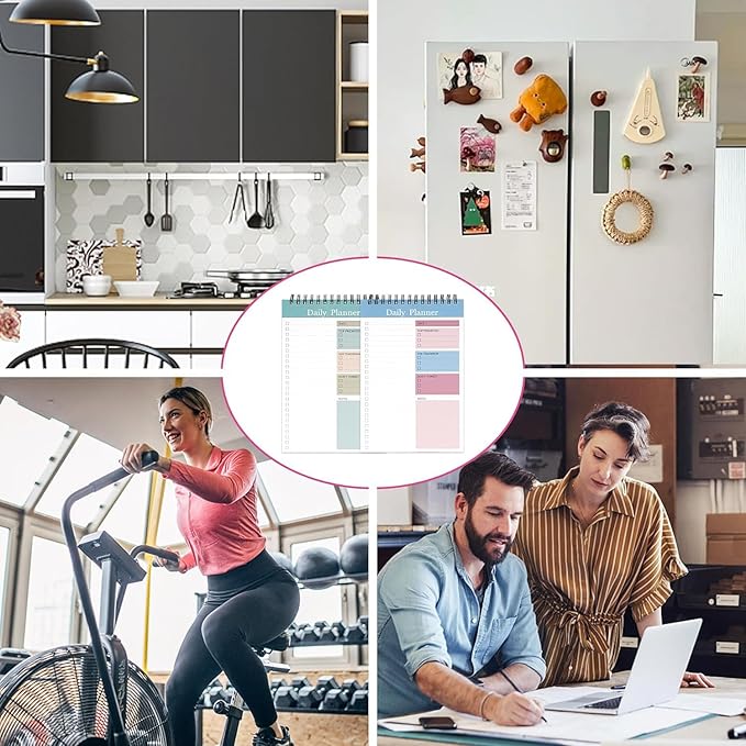 To Do List Pad - To Do List Notebook for Work with 70 Sheets, Undated Daily Planner Perfect for Daily Tasks and Goal Setting, To Do List Notepad Suitable for Office, Home and School-Nature
