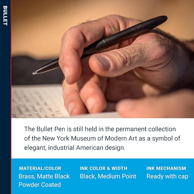 Fisher Space Pen - Bullet - Matte Black, Gift Boxed (400B)