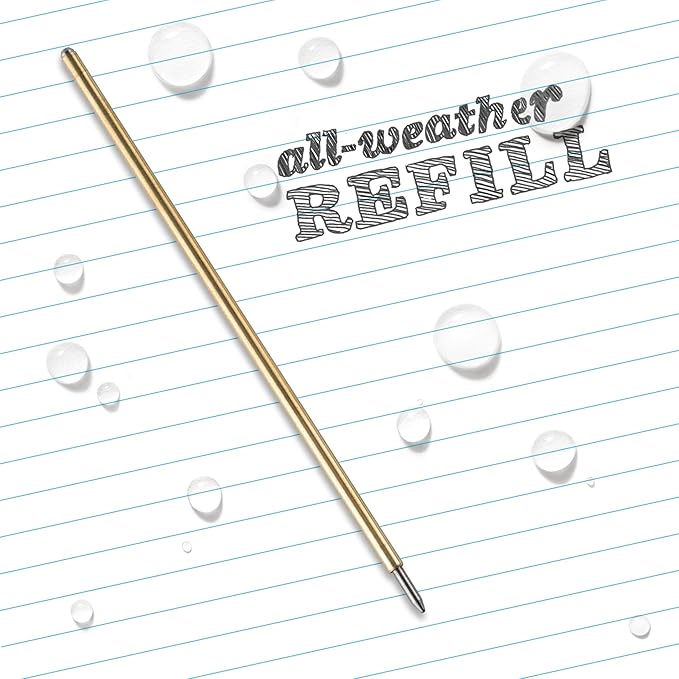 Rite in the Rain All-Weather Pen Refill - Black Ink, 11 Series Clicker Pen Compatible (No. 11R)