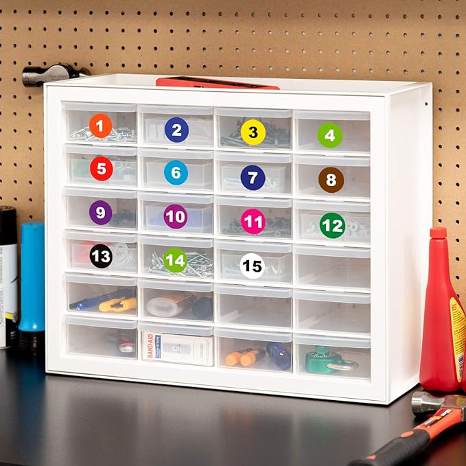 iSYFIX Multicolor Consecutive Number Stickers – 1 to 100, 1-inch, 1 set – Vinyl Self Adhesive Premium Decal, Ideal for Inventory, Storage, Organizing, Boxes, Toolbox, Lockers & More, Indoor/Outdoor