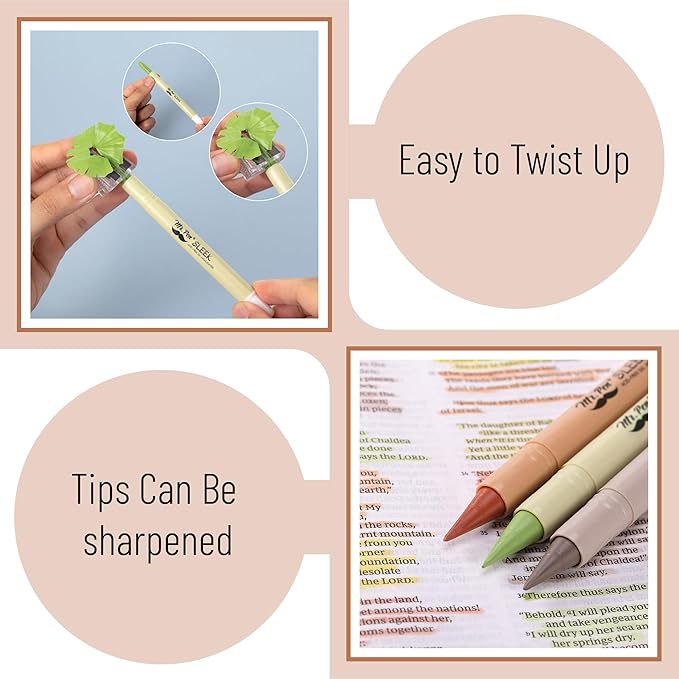 Mr. Pen- Gel Highlighter Set, 16 Pack, Assorted Colors, Bible Highlighters No Bleed Gift Set