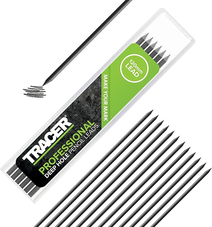 Tracer 12 x 2.8mm Graphite Leads Pencil - Replacement Lead Set