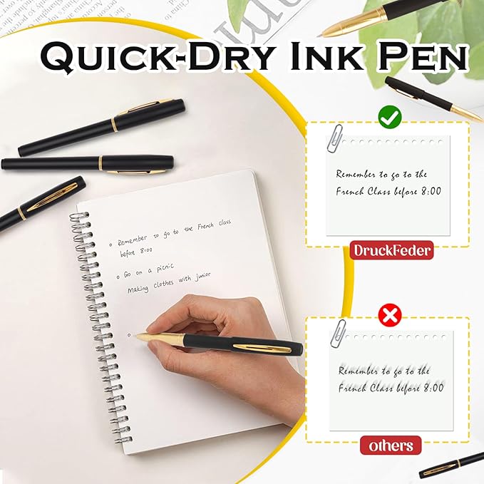 30 Pcs Gel Pens Black Fine Point Smooth Writing Pens, Gel Ink Rollerball Pens 0.7mm,for Office for School, Back to School Supplies