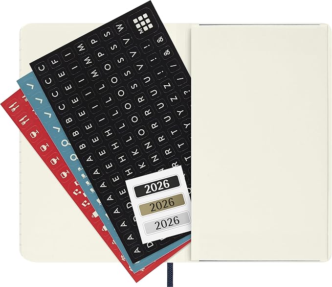 Moleskine Classic 12 Month 2026 Weekly, Soft Cover, Pocket (3.5" x 5.5"), Sapphire Blue, 144 pages