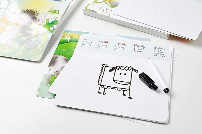 Drawing with Alphabet and Numbers Learning Activity - Perfect for Kids Who Love Toys, Art and Craft, for Girls and Boys Ages 3, 4, 5, 6