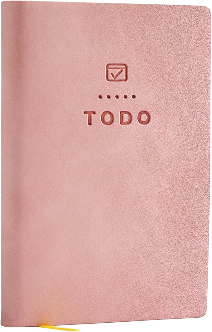 Tiita to Do List Notebook 98 Pages Daily to Do List Notepad for Work Pocket to Do List Undated Daily Planner 4.2"x 2.8" Small Checklist Notebook Pink