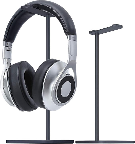 MHQJRH Aluminum Headphone Stand Headset Holder for Sennheiser, Sony, Bose, Beats,AKG, Razer Headphone Display Stand (Black)