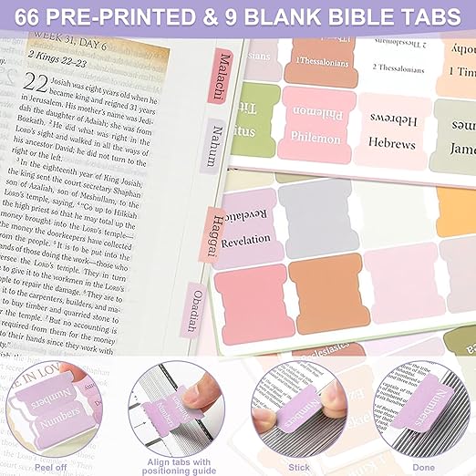 Bible Study Supplies, Bible Journaling Kit, Bible Study Kit for Women, Aesthetic Book Annotation Kit, Bible Study Tools, Christian Gifts for Women, Pencil Case Bible Accessories Set