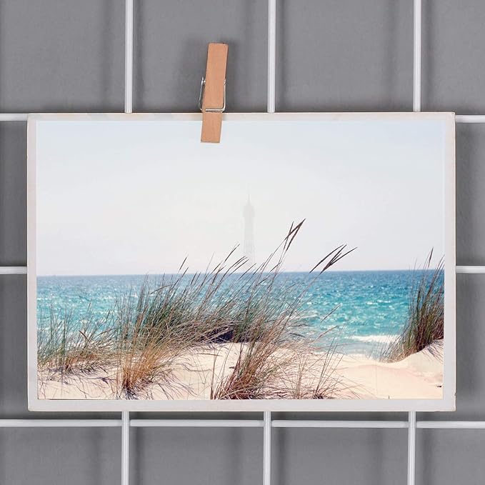 Wire Wall Grid Panel for Photo Display, DIY White Iron Picture Frames Collage for Hanging Wall Decor, Foldable Multi Pictures Organizer with 12 Clips, 31'' X 24'' Inch. (2 Pack)