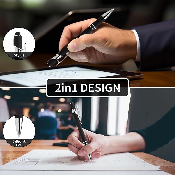 15 Pack Motivational Pen Set - Inspirational Quotes Retractable Ballpoint Pens for Office School Supplies, Encouragement Gifts for Women Men, Multicolor