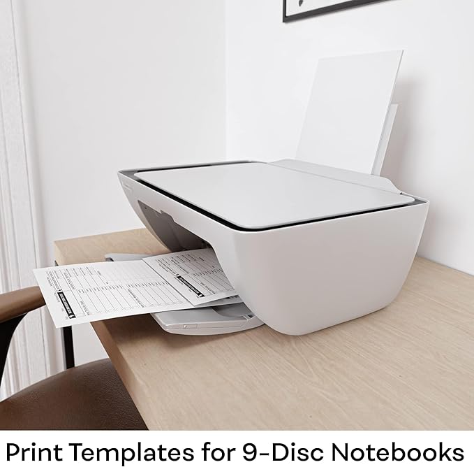 Blank 7 x 9.25 Inch Paper, 120 GSM, 200 Sheets, DIY Template Printing in Happy Planners, Classic Size Unpunched, Loose Leaf, White